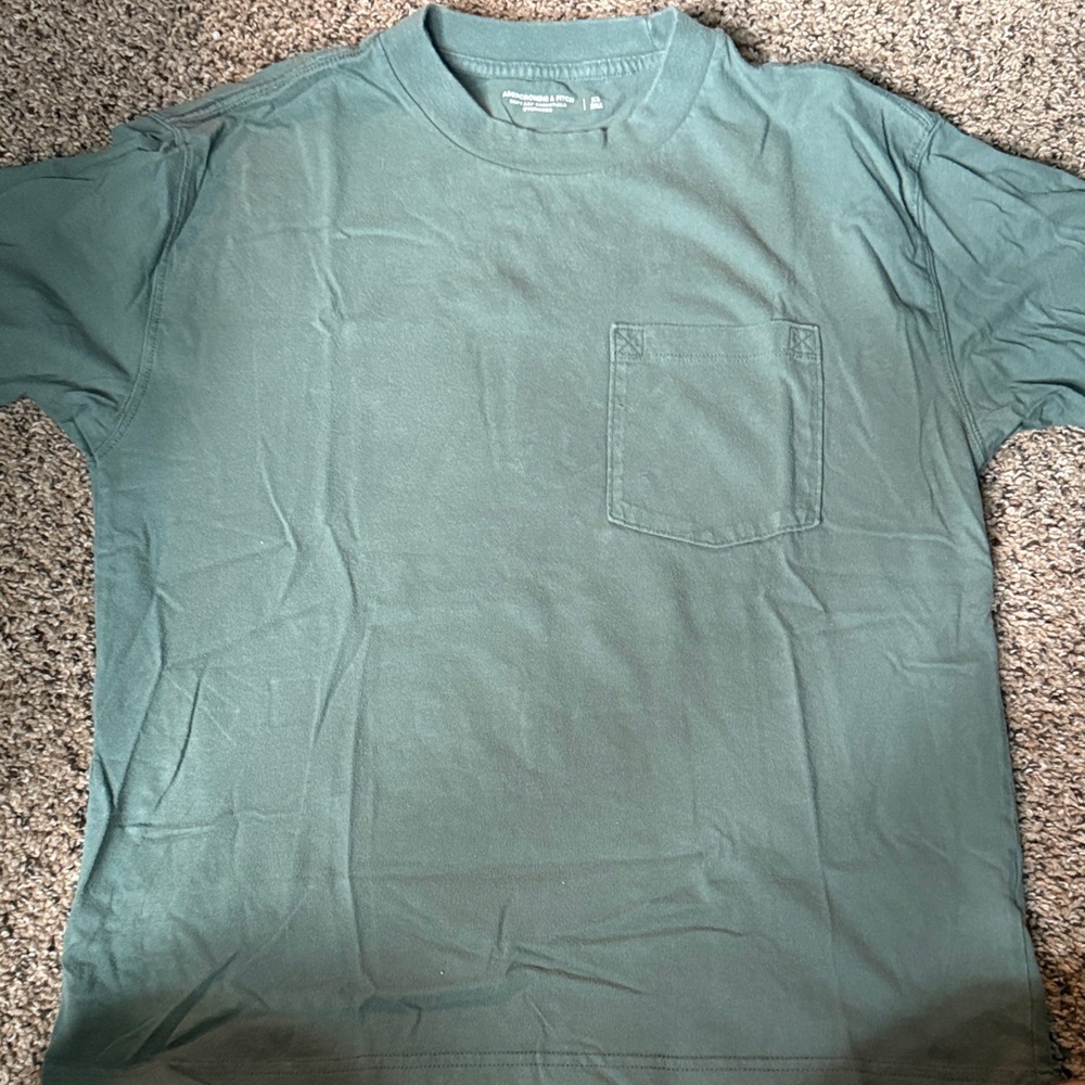 Abercrombie & Fitch Sea Green Short Sleeve Tee